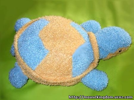 Выкройка игрушки, черепахи - подушки: фото