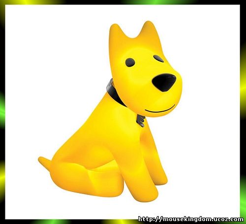 Знаменитая желтая собачка из рекламы, желтый фокстерьер - выкройка мягкой игрушки