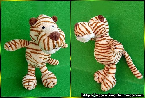 Выкройка мягкой игрушки тигра брелка