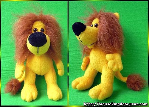 Выкройка льва patterns for stuffed animals