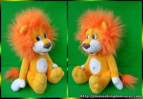 Выкройка льва мягкой игрушки. Pattern lion