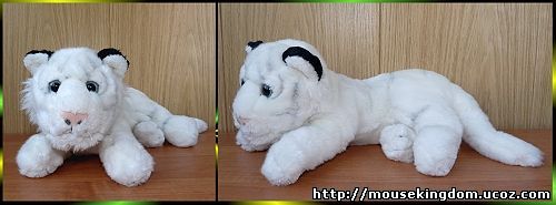 Выкройка бенгальского тигра-альбиноса мягкой игрушки