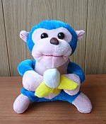 Выкройка мягкой игрушки - обезьяны с бананом