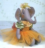 Выкройка игрушки - слона: описание и фотография