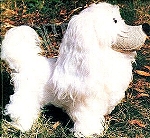 Выкройка собаки белого пуделя Артоши