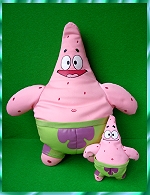 Выкройка мягкой игрушки Патрика, героя мультфильма Спанч Боб (Губка Боб) Квадратные Штаны