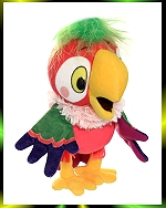 Выкройка попугая Кеши, героя мультфильма «Возвращение блудного попугая»